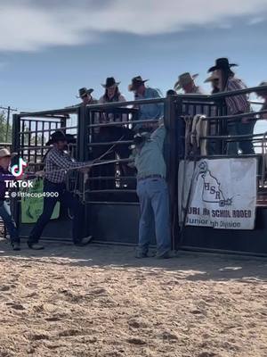 A post by @littlecop4900 on TikTok caption: #fyp #highschoolrodeo #missouricowboys #rodeo #bareback Brock Lines Fayette Mo 10/8/23.  #butlermo 