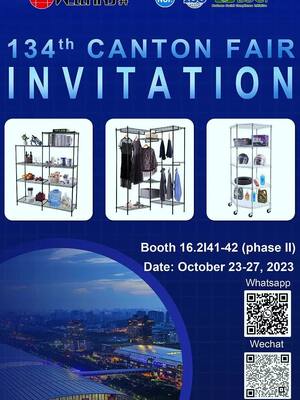 A post by @wireshelving on TikTok caption: We are excited to invite you to visit our booth at the 134th Canton Fair! Date: October 23-27, 2023 Booth No.: 16.2 I 41-42 (Phase II) We are a wire shelving factory with over 24 years of experience, proudly serving customers in more than 80 countries worldwide. Our dedication to quality and customer satisfaction has earned us certifications from BSCI, ISO, NSF, and more. We welcome you to come and visit our booth during the fair. It will be a great opportunity for us to connect, exchange ideas, and discuss potential collaborations. We look forward to meeting you and showcasing our latest products and innovations. Join us at the 134th Canton Fair and let’s create a brighter future together! #ZhongshanChangsheng #Changsheng #WellandShelf #wireshelving #wireshelf #wireshelves #wireracks #Chinasupplier #Chinesefactory #manufacturer