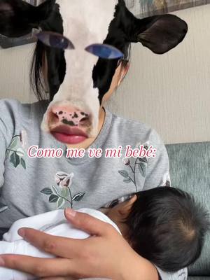 A post by @patriciaa.alor on TikTok caption: Soy una señora vaca 🐄 #mamaprimeriza 