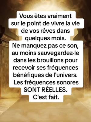 A post by @loidelattraction3 on TikTok caption: #LoiDeL'Attraction #Désirs #Univers #JeSuisCréateur #Abondance #Affirmations #Métaphysique #Spiritualité #TikTokSpirituel #ParolesSages #Décret #Prière #Amen #Prier #Foi #Miracles 