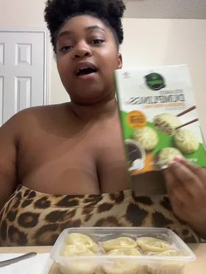 A post by @alexzandyr on TikTok caption: The viral dumplings review #fyp #foryoupage #trending #viral #viraldumplings #trynewthings #trynewfoods #eatwithme