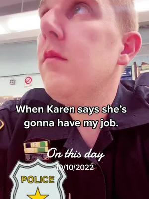 A post by @johnthomas on TikTok caption: #onthisday still trying to find a cure for this! #fyp #copsoftiktok #backtheblue🖤💙🇺🇸💪🏼 #copsontiktok #foryoupage #karens #itsajokechill #policeoftiktok #cophumor👮🚔