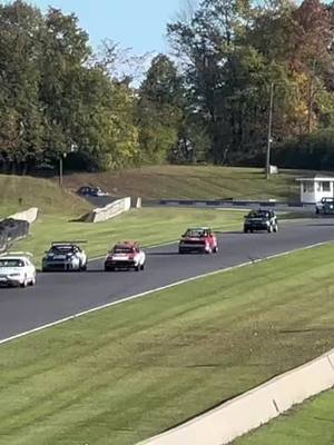 A post by @matthewl.taus on TikTok caption: Excuse me while I sneak on by here. #racing #gapsauce #24hoursoflemons #roadamerica #saturn #gm 