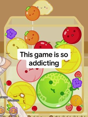 A post by @xol4head on TikTok caption: I am obsessed 🍉#vtuber #dullahan #vtuberclips #watermelon #suika #puzzle #スイカゲーム