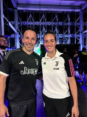 A post by @martilenzini on TikTok caption: •Together - The Black and white show 💫  Noi siamo la Juventus.  Fino alla fine. ⚪️⚫️• - - - @juventus @adidas #delpiero #zidane #together #legends #finoallafine 