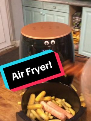 A post by @gibbos_games on TikTok caption: The airfryer is here! And its brilliant! Watch and learn @Gordon Ramsay 4.5L Air Fryer from Tiktok shop! What a bargain! Click the link! #airfryer #cooking #TikTokShop #airfryerrecipes #airfryertiktok