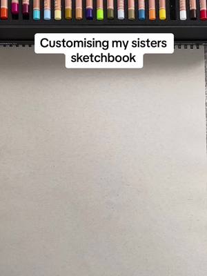 A post by @malxikaaa on TikTok caption: AD | Customising my sisters sketchbook✨  #EpicPartner #fortnitemares @Fortnite Official #art #fyp #drawing 