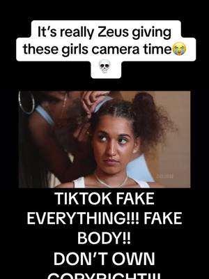 A post by @teapage444 on TikTok caption: 😒 TIKTOK FAKE BODY!!! TIKTOK FAKE ACTION!!! #baddieseast #zuesnetwork #fypシ゚viral #tesehki #chriseansister #chriseanrock #foryoupage #getmeto10k💕 #fyp #followformore 