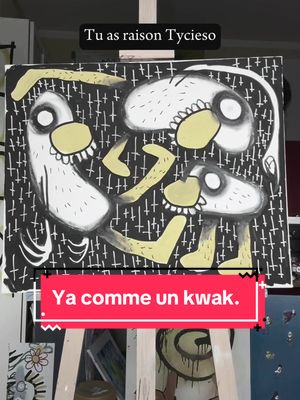 A post by @antycieso on TikTok caption: Réponse à @Demon slayer Ya comme un kwak. #dessin #creepyart #creepy #canard 