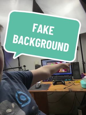 A post by @playtendoh on TikTok caption: I made my own Fake Facecam Background. #Twitch #TwitchStreamer #Facecam #SmallStreamer #Greenscreen #Photoshop