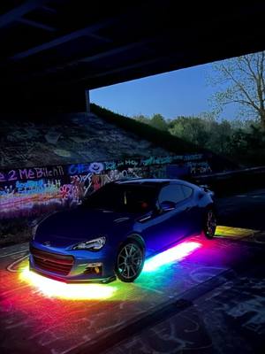 A post by @zacheppy on TikTok caption: Well looks dope. Dont really know what kinda car it changed it to. #fyp #carsoftiktok #cartok #tiktokhalloween #trend #halloween #subaru #BRZ #subiegang