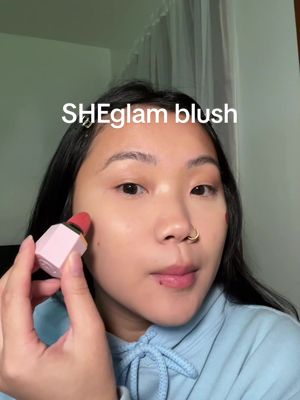 A post by @kaemchxng on TikTok caption: Shes cuteeee, the lash extensions at the end rlly pulled it all together #sheglamblush #sheglamviralblush #liquidblushreview #makeupgrwm #asianmakeup #getreadywithmemakeup #diylashextensions 