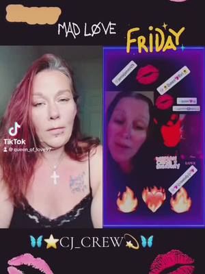 A post by @strawberry_queen8 on TikTok caption: #Duet with @jamiejames479 #Duet with @🌻Queen💖Riri🌻 #Duet with @💖🎶melody🎶💖 #🔥strawberry_queen🔥 #⚔️🔥slaying_queens🔥⚔️ #⚔️🛡️slaying_kings⚔️🛡️ #❤️💨devious💋angels💨❤️ #karls😇angel #badassbabes💋 #🦋🌟cj_crew💫🦋 #Dankvisionz #dankvisionz❤️🌹🥰 #mommaheatsfam #queenezzy #legacy_fam♣❤ #queen💖up #achosenfew #littylegit👑 #👑Legendary👑Q👑K👑 #👑🐺qu33ns_and_k1ngs🐺👑 #🗡️✨💎diamond_dynasty💎✨🗡️ #💎elegance180💎 #😈🐺purge_wolf_army🐺😈 #magic🐺wolves #wolf😈d3m0ns #evolution☠️crew #😈🐺alphawolfpack😈🐺 #immortal_wolf_warriors🐺🪖#spreadthelove💜💜 #savag3💀lif3 #thug💀for🎱real #🎺str8flavor⭕️ #wegrownfolkz #famz4l1f3🦍 #unitedqandk👑🖤 #ohsowicked #twrazy_fam😜 #🕊️beautifulxreatures🕊️360 #⚔️Rebel_Wolfpack_Cr3w🐺 #💀gothicgodzngoddessses👹 #STRONG2GETHER  #LIVELIFEOUTLOUD #standtogetherrocktogether #hubbyandwifeyentertainment #thebossfam