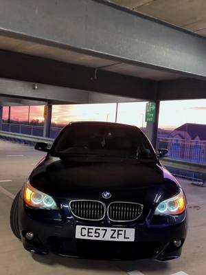 A post by @itsjustjack8 on TikTok caption: 5 SERIES 🔥 | #bmw #5seriesbmw #sunset #cinematic #carsoftiktok