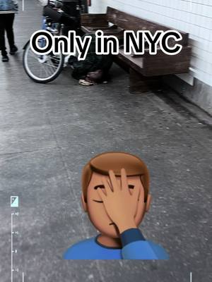 A post by @the1truejesus on TikTok caption: Gotta love NY #sayno #nyc #homeless #sleep #knockedout #fyp #yktv #bk #fypシ #global #trending #homelesspeople #homelessproblems #fein #narcotics #theyreeverywhere