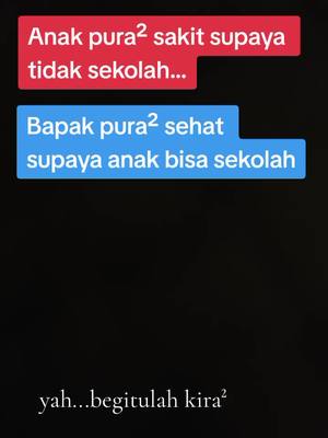 A post by @rendiwieck91 on TikTok caption: #pura #sakit #pura2 #sehat