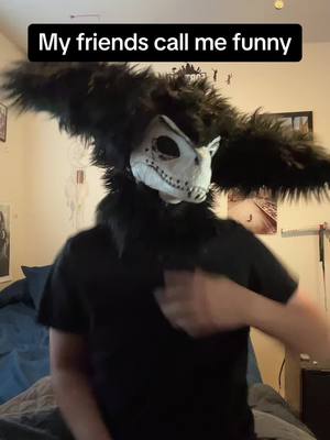 A post by @ll_ashen_ll on TikTok caption: You know who you are #dino #dinomask #furry #fursuit 