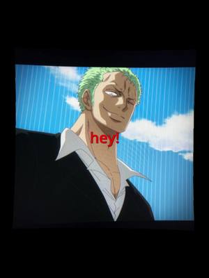 A post by @squilliam_fancysun on TikTok caption: i just think hes neat 😜💚#CapCut  #zoro #roronoazoro #onepiece #zoroonepiece