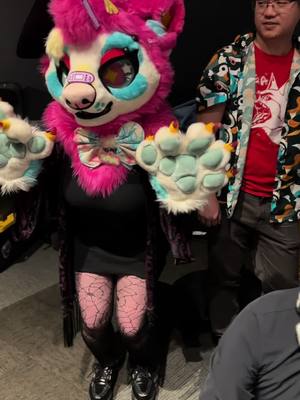 A post by @its.tetris on TikTok caption: @twobitcircus was a blast!!!  #furry #furryfandom #furrytiktok #furrys #furrypride #furrytrash #socalfur #socalfurries #socalfurry #furryart #furrysafespace #fursuit #fursuiter #fursuiting #fursuitmaker #fursuiters #furrymeet #furrymeetup #furryfrenzy