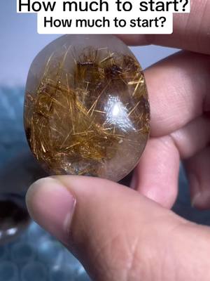 A post by @hexargeode on TikTok caption: #crystals #goldenrutile #hexar 