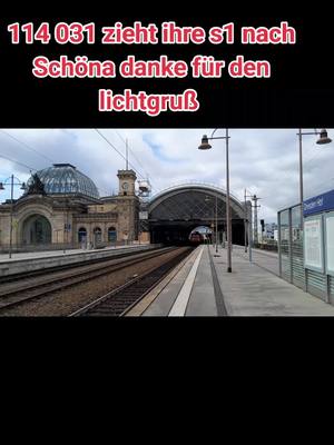 A post by @rundumdenzug on TikTok caption: #rundumdenzug #br114 #sbahndresden: folg:) @Der Eisenbahner @Alwin @trainspotter @#truckandtrainspotterin @Abd Arena @Maurice Lucien Allstädt @DABbuzfa778.1