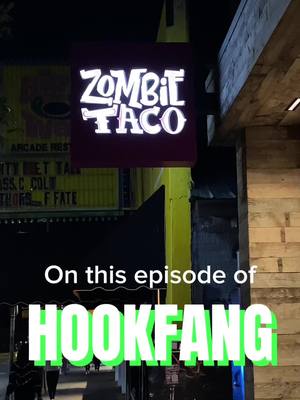 A post by @hookbang on TikTok caption: Thanks Zombie Taco for satiating our brain cravings… I mean taco cravings with your yummy food! Check out our full review on our socials! 🧟🥑🌮 #fypシ #food #hookbang #mukbang #utaustintx #atxfoodie #yummy #tstv #foodtiktok #austintexas 