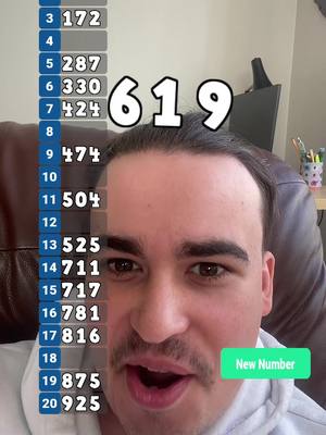 A post by @seamusgorman on TikTok caption: THE ODD NUMBER METHOD #20numberchallenge #fyp #foryou 