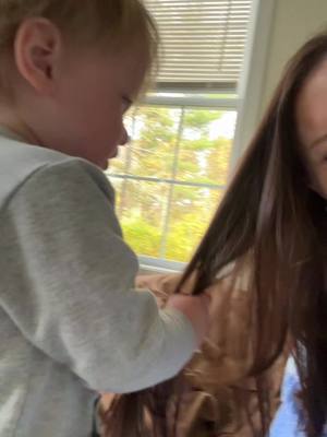 A post by @thelifeofbandcconnolly on TikTok caption: no one talks about the real reason for postpartum hair loss  #babyboy #boymom #fyp #15monthsold #postpartum #hairloss #helpme #growingup 