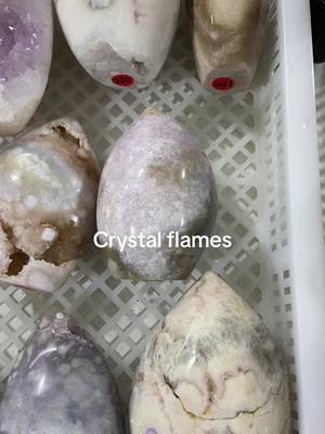 A post by @healing_crystal_shop on TikTok caption: Beautiful crystal flames ; 50%discount+10%extra discount on first purchase with freeshipping over 100$ purchase .#zakslive #crystalworld #crystalflames 