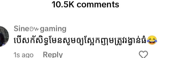 A post by @sine_geming1 on TikTok caption: សាធុៗ😂🙏#fypシ゚viral #sad #fyp #fypシ 