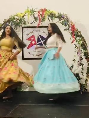 A post by @pratiksha_sharma30 on TikTok caption: Anuska & Aakriti #dashain_special #2023❤😍 #fyp #goviral