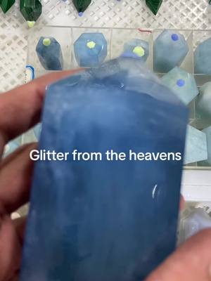 A post by @healing_crystal_shop on TikTok caption: Beautiful Aquamarine/ rare druzy crystals at 50%discount+10%extra discount on first claim from 2-9pm NewYork time #zakslive #aquamariine #druzycrystals #crystalworld 