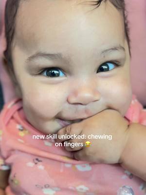 A post by @aaronfamilyvlogs on TikTok caption: I think she may be teething 🥹 #fyp #newborntips #foryou #babytiktok #preemie