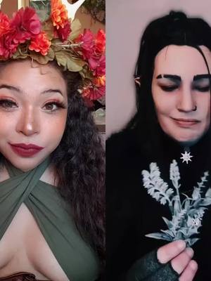 A post by @snugglebunny626 on TikTok caption: #duet with @Pandora_danger👀👀👀 #openduet 🧡🌿#keylethcosplay #keyleth #voxmachina #thelegendofvoxmachina #poccosplayer #poccosplay #latinxcosplayer #pocfantasy #pocfantasycosplay #dndtiktok #dndtok #dndfam #snugglebunny626 #fyp #foryou