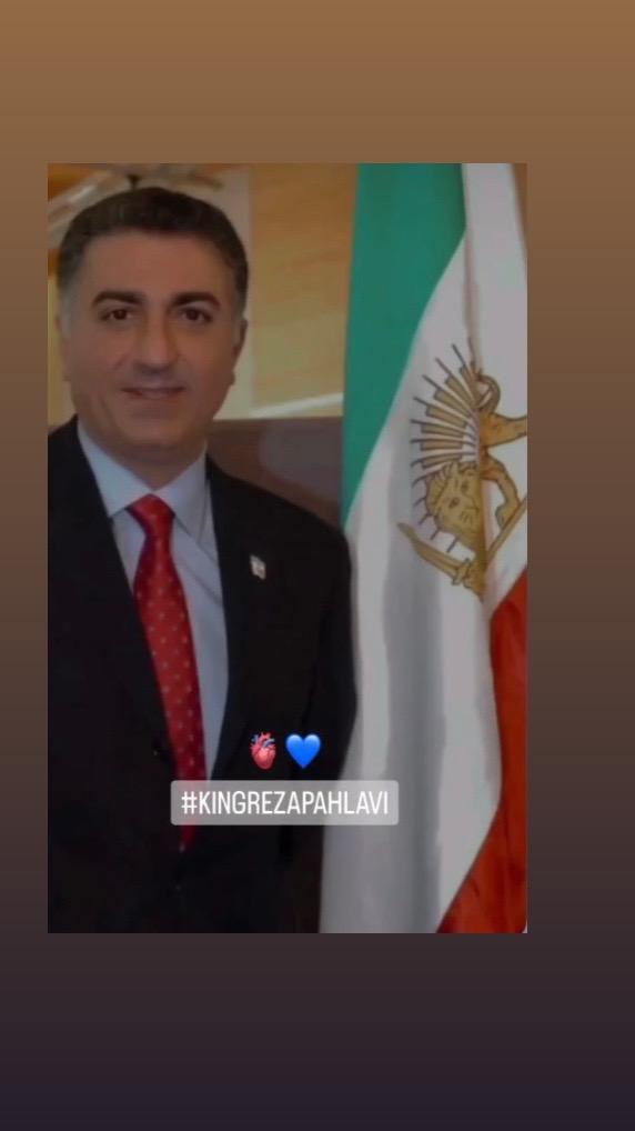 A post by @skip1622 on TikTok caption: #king_reza_pahlavi #norzpahlavi #mahsa_amini #iranian #mahsa_amini #iraniantiktok