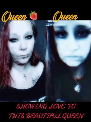 A post by @strawberry_queen8 on TikTok caption: #Duet with @⚔️⚜️Queen💋TrinaBellah⚜️⚔️  #🔥strawberry_queen🔥 #⚔️🔥slaying_queens🔥⚔️ #⚔️🛡️slaying_kings⚔️🛡️ #❤️💨devious💋angels💨❤️ #karls😇angel #badassbabes💋 #dynastyvisionz #dynastyvisionz☮️🛡️warriors #Dankvisionz #dankvisionz❤️🌹🥰 #mommaheatsfam #queenezzy #legacy_fam♣❤ #queen💖up #🦋🌟cj_crew💫🦋 #achosenfew #littylegit👑 #👑Legendary👑Q👑K👑 #👑🐺qu33ns_and_k1ngs🐺👑 #ourfambam #🗡️✨💎diamond_dynasty💎✨🗡️ #💎elegance180💎 #😈🐺purge_wolf_army🐺😈 #magic🐺wolves #wolf😈d3m0ns #evolution☠️crew #😈🐺alphawolfpack😈🐺 #immortal_wolf_warriors🐺🪖#spreadthelove💜💜 #savag3💀lif3 #thug💀for🎱real #🎺str8flavor⭕️ #wegrownfolkz #famz4l1f3🦍 #unitedqandk👑🖤 #twrazy_fam😜 #🕊️beautifulcreatures🕊️360 #⚔️Rebel_Wolfpack_Cr3w🐺 #STRONG2GETHER  #LIVELIFEOUTLOUD #standtogetherrocktogether #hubbyandwifeyentertainment #thebossfam