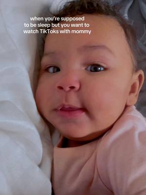 A post by @aaronfamilyvlogs on TikTok caption: She’s so nosey 😂 #fyp #foryou #babytiktok #preemie #MomsofTikTok