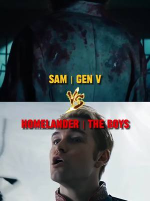 A post by @nach_f_s on TikTok caption: SAM I GEN V VS HOMELANDER I THE BOYS #fyp #fypシ #parati #foryou #foryoupage #genv #theboys #sam #vs #homelander 