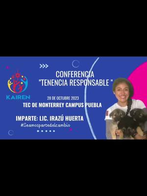 A post by @kairen.ac on TikTok caption: Enlace con detalles de evento: https://m.facebook.com/story.php?story_fbid=pfbid0WcngtbaWZKvs8tGVjrainYCLX6L2oXtu56625dboTPwHvuMBAXXmsvwWJ2ZCFSDrl&id=100064628655159&mibextid=Nif5oz. Tec de Monterrey Campus Puebla #SOYTUVOZ #esteriliza #noalmaltrato #noalabandono #soyicebaby