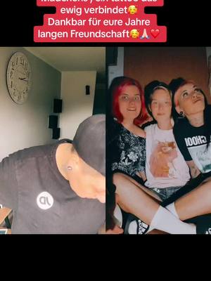 A post by @chrissiewsf on TikTok caption: #Duett mit @🖤𝒜𝓂ℴ𝓇𝒟ℯℳ𝒾𝒱𝒾𝒹𝒶🖤 @Lenchen🐼 @Svenja2727 Mädchens 🥰🙏🏻❤️ so viele jahre Freundschaft durch höhen & tiefen gegangen & trotz allem immer füreinander da🥰 dankbar für euch❤️ #fy #foryoupage #lgbt🌈 #jack⚜️daniels🥃 #girls_club👊mit💜 #the_elementz🏳️‍🌈 #♠️arrivato♠️ #legendfamily🔱🤎 #la🔥vida🔥loca #la⚜️casa #psychoocrew😈😈 #heartvibesde #❤️🔐 #mädchens