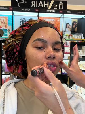 A post by @taejahbaaby on TikTok caption: my first @sephora lip and facial perk treatment. will definitely be back 💋#sephora #lipperk