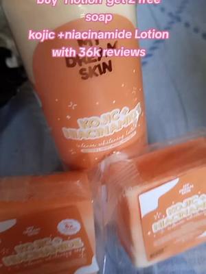 A post by @joeydelosreyes95 on TikTok caption: My Dream Skin I Original 2 Soap + Kojic Niacinamide Lotion under ₱270.00 Hurry - Ends tomorrow! #mydreamskin #kojicniacinamidelotion #buy1get2 #kojicniacinamidelotionandsoap