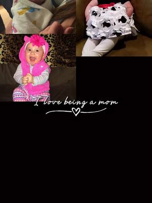 A post by @stacynicolev on TikTok caption: #CapCut I love being a mom. 💕💙 #MomsofTikTok #fyp #ilovebeingamom #momofboth💙💗 