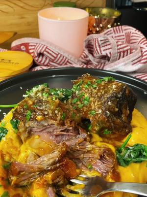 A post by @theogkitchenwitch on TikTok caption: Make this honey nut squash risotto for halloween this year, you absolutely will not regret it🎃 so good with short ribs…happy halloween everyone!! 