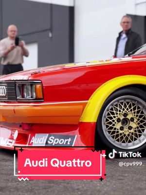 A post by @klaas_siker_cars on TikTok caption: #AudiQuattro#Audi#Quattro#Ur-Quattro#Sportwagen #Sportcar #Design #Art #Kunst #Oldtimer#Youngtimer#Tuning #Customcar #Custom #Racecar#race#Rennwagen#BBS#Nothelle#Kamei#5Zylinder#Coupe