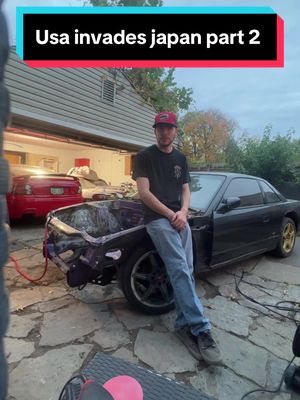 A post by @nostyle_ken on TikTok caption: Let me know your thought on the new engine for the comp car! If you have any tips or info feel free to share!#jdm #drift #v8 #lsswaptheworld #s13#ls 