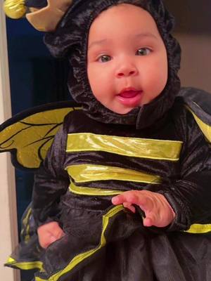 A post by @aaronfamilyvlogs on TikTok caption: Cutest bee ever! #fyp #familyvlogs #babytiktok #preemie #babyfever