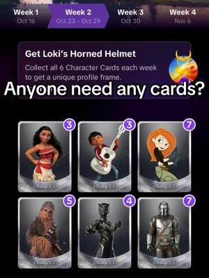 A post by @gallifreyan_98 on TikTok caption: #disney100 #disney100cards