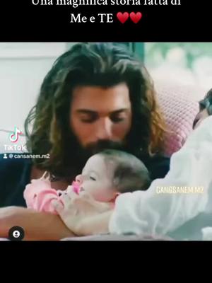 A post by @cansanem.m2 on TikTok caption: “Per un attimo ho rivisto la nostra storia davanti agli occhi, tutti i nostri ricordi, ció che abbiamo vissuto”!❣️  #voliamoneiperte #canyaman #demetozdemir #erkencikus #edit #neiperte #candem #canem #daydreamer #canyamanitalia #newvideo #sanemcan #canyamanfan #sanemaydin #canale5 #tiktok #turchia #viralvideo #canesanemforever #erkencikus🕊 #istanbul 