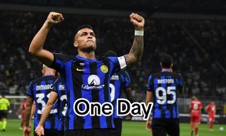 A post by @fanpage_calcio.10 on TikTok caption: #lautaro #dayone #oneday #inter @Inter 